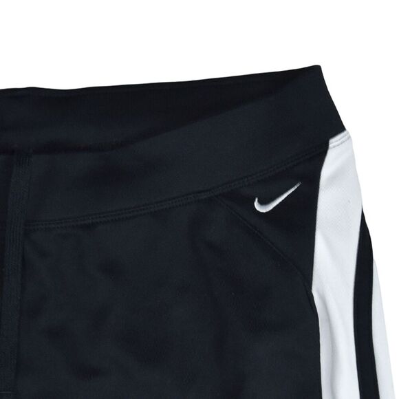 Vintage Nike Track Pants Black White Swoosh Sweatpants Y2K XL Wide Legs - Picture 3 of 8